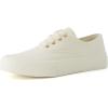 imageCUSHIONAIRE Freshman Canvas Womens Sneakers Lightweight Casual Walking Shoes for Women with Memory Foam Wide Widths AvailableWhite Canvas