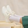 imageCUSHIONAIRE Freshman Canvas Womens Sneakers Lightweight Casual Walking Shoes for Women with Memory Foam Wide Widths AvailableWhite Canvas