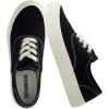imageCUSHIONAIRE Freshman Canvas Womens Sneakers Lightweight Casual Walking Shoes for Women with Memory Foam Wide Widths AvailableBlack Canvas