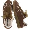 imageCUSHIONAIRE Belinda Womens Lace Detail Casual Sneakers  Elegant Ribbon LaceUp Shoes with Memory FoamBrown