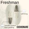 imageCUSHIONAIRE Freshman Womens Sneakers Lightweight Casual Walking Shoes for Women with Memory Foam Wide Widths AvailableWhite Canvas