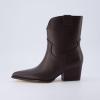 imageCUSHIONAIRE Womens Roxy Western boot Memory Foam Wide Widths AvailableChocolate