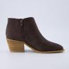 imageCUSHIONAIRE Womens Edith cut out ankle bootie Memory Foam Wide Widths AvailableBrown