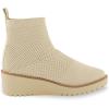 imageCUSHIONAIRE Womens Iggy stretch knit wedge boots Memory Foam Wide Widths AvailableIvory