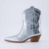 imageCUSHIONAIRE Womens Leon Western boot Memory Foam Wide Widths AvailableLight Blue