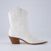 imageCUSHIONAIRE Womens Leon Western boot Memory Foam Wide Widths AvailableWhite