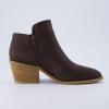 imageCUSHIONAIRE Womens Rip Ankle Bootie Memory Foam Wide Widths AvailableBrown