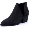 imageCUSHIONAIRE Womens Edith cut out ankle bootie Memory Foam Wide Widths AvailableBlack