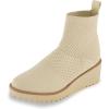 imageCUSHIONAIRE Womens Iggy stretch knit wedge boots Memory Foam Wide Widths AvailableIvory