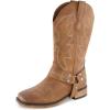 imageCUSHIONAIRE Womens Mustang Western Boot with Memory Foam Wide Widths AvailableTan