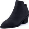 imageCUSHIONAIRE Womens Rip Ankle Bootie Memory Foam Wide Widths AvailableBlack