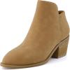 imageCUSHIONAIRE Womens Rip Ankle Bootie Memory Foam Wide Widths AvailableTan