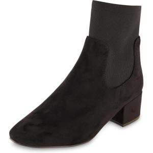 imageCUSHIONAIRE Womens Romi block heel stretch boot with Memory Foam Padding Wide Widths AvailableBlack