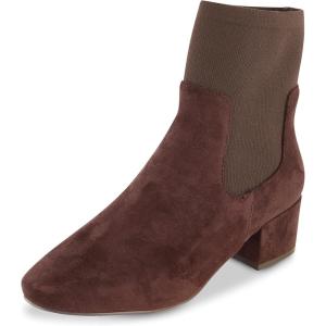 imageCUSHIONAIRE Womens Romi block heel stretch boot with Memory Foam Padding Wide Widths AvailableChocolate