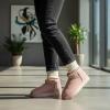 imageCUSHIONAIRE Hip 2 Genuine Suede Ankle Boots for Women Cozy Faux Shearling Lining Pull On Winter Womens BootsPink Genuine Suede
