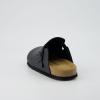 imageCUSHIONAIRE Kids Hana Cork footbed clog with Genuine Leather upper Faux Fur lining and ComfortBlack