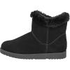 imageCUSHIONAIRE Womens Hethrow Genuine Suede pull on boot Memory Foam ampamp Wide Widths AvailableBlack Suede