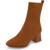 imageCUSHIONAIRE Womens Bishop Stretch boot Memory Foam Wide Widths AvailableToffee