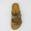 imageCUSHIONAIRE Kids Lane JR Cork footbed Sandal with ComfortBrown Nubuck
