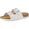 imageCUSHIONAIRE Kids Lane JR Cork footbed Sandal with ComfortWhite Matt