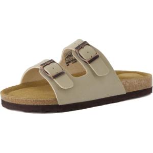 imageCUSHIONAIRE Kids Lane JR Cork footbed Sandal with ComfortStone Nubuck