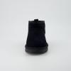 imageCUSHIONAIRE Hip 2 Genuine Suede Ankle Boots for Women Cozy Faux Shearling Lining Pull On Winter Womens BootsBlack