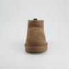 imageCUSHIONAIRE Hip 2 Genuine Suede Ankle Boots for Women Cozy Faux Shearling Lining Pull On Winter Womens BootsBrown