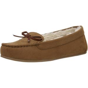 imageCushionaire Womens Sabina Moccasin Slipper Memory FoamBrown