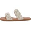 imageCUSHIONAIRE Womens Natasha rhinestone braided slide sandal Memory Foam Wide Widths AvailableSilver