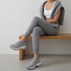 imageCUSHIONAIRE Breeze Easy Slip On Womens Sneakers  Casual Everyday Walking Shoes for Women with Breathable Mesh and ComfortGrey