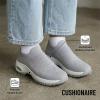 imageCUSHIONAIRE Breeze Easy Slip On Womens Sneakers  Casual Everyday Walking Shoes for Women with Breathable Mesh and ComfortGrey