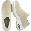imageCUSHIONAIRE Breeze Easy Slip On Womens Sneakers  Casual Everyday Walking Shoes for Women with Breathable Mesh and ComfortTaupeWhite