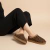 imageCUSHIONAIRE Keto Womens Slippers SlipOn Suede Mule Slipper  Cozy amp Stylish Memory Foam amp Faux Fur Lining Wide Widths AvailableLeopard