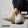 imageCUSHIONAIRE Parade PullOn Womens Boots Lightweight Lug Sole Chelsea Style Ankle Boots for Women with Detailed StitchingBone