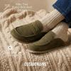 imageCUSHIONAIRE Wally LoaferStyle Suede Clogs for Men SlipOn Backless Indoor Outdoor Mens Shoes with Cushioned FootbedOlive