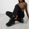 imageCUSHIONAIRE Womens Blaze Stretch Knit Slip on lace Sneaker Memory Foam amp LiteSole TechnologyBlackBlack