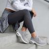 imageCUSHIONAIRE Womens Blaze Stretch Knit Slip on lace Sneaker Memory Foam amp LiteSole TechnologyGreyWhite