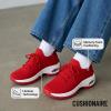 imageCUSHIONAIRE Womens Blaze Stretch Knit Slip on lace Sneaker Memory Foam amp LiteSole TechnologyRed
