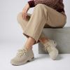 imageCUSHIONAIRE Womens Blaze Stretch Knit Slip on lace Sneaker Memory Foam amp LiteSole TechnologyTaupe