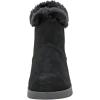 imageCUSHIONAIRE Womens Hethrow Genuine Suede pull on boot Memory Foam amp Wide Widths AvailableBlack Suede