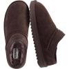 imageCUSHIONAIRE Hilo3 Cozy Suede Womens Slippers Soft Faux Fur Lined Slip On House Shoes for Women with Cushioned Memory FoamChocolate 2
