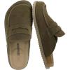 imageCUSHIONAIRE Wally LoaferStyle Suede Clogs for Men SlipOn Backless Indoor Outdoor Mens Shoes with Cushioned FootbedOlive