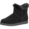 imageCUSHIONAIRE Womens Hethrow Genuine Suede pull on boot Memory Foam amp Wide Widths AvailableBlack Suede