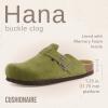 imageCUSHIONAIRE Hana Womens Clogs  Comfortable Vegan Suede Clogs for Women  Slip On Potato Shoes with Cork Footbed amp Arch Support  Memory Foam Wide Widths AvailableKhaki Corduroy