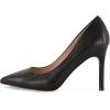 imageCUSHIONAIRE Lola Dress Pump Heels for Women Classic Pointed Toe High Heels with Soft Memory Foam and Durable OutsoleBlack