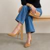 imageCUSHIONAIRE Lola Dress Pump Heels for Women Classic Pointed Toe High Heels with Soft Memory Foam and Durable OutsoleCamel Suede
