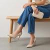 imageCUSHIONAIRE Lola Dress Pump Heels for Women Classic Pointed Toe High Heels with Soft Memory Foam and Durable OutsoleChampagne