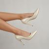 imageCUSHIONAIRE Lola Dress Pump Heels for Women Classic Pointed Toe High Heels with Soft Memory Foam and Durable OutsoleChampagne