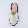 imageCUSHIONAIRE Womens Bolt Slip on Lug Mule Memory Foam Wide Widths AvailableCream