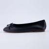 imageCUSHIONAIRE Womens Como Bow Flat with Memory Foam and Wide Widths AvailableBlack
